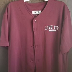 Live fit LVFT baseball jersey